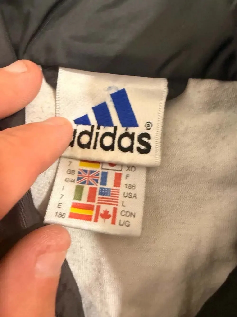 Adidas Windbreaker Jacket Size L Retro Vintage Track JACKET